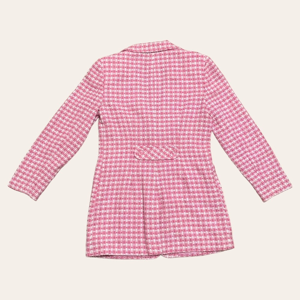 Vintage Pink Pea Coat - Picture 2 of 4
